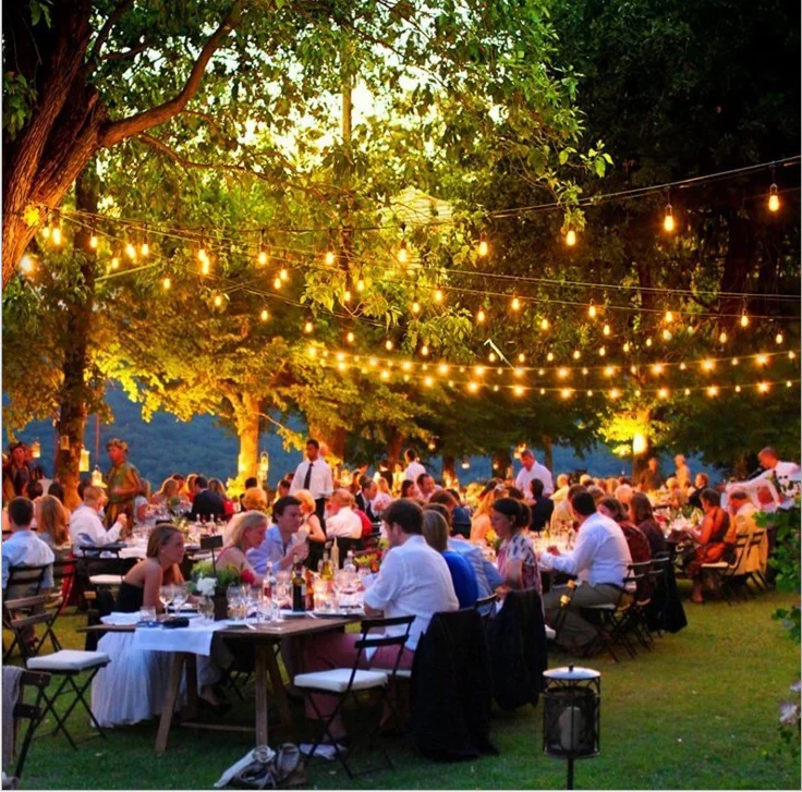 Портативная наружная декоративная гирлянда с сертификатом CE RoHS для украшения свадьбы праздника дня рождения вечеринки Рождества