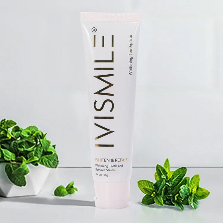 IVISMILE Wholesale Long-Lasting Stain Removal Fluoride-Free 3% Peroxide Teeth Whitening Toothpaste