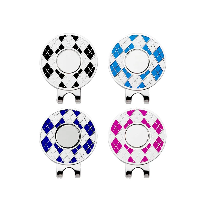 Golf ball marker custom logo 25mm high quality good price bulk metal golf ball marker magnet