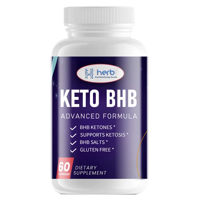 OEM/ODM завод BHB формула Кето диета сжигатель жира Keto bhb капсулы для похудения Взрослых Премиум витамины