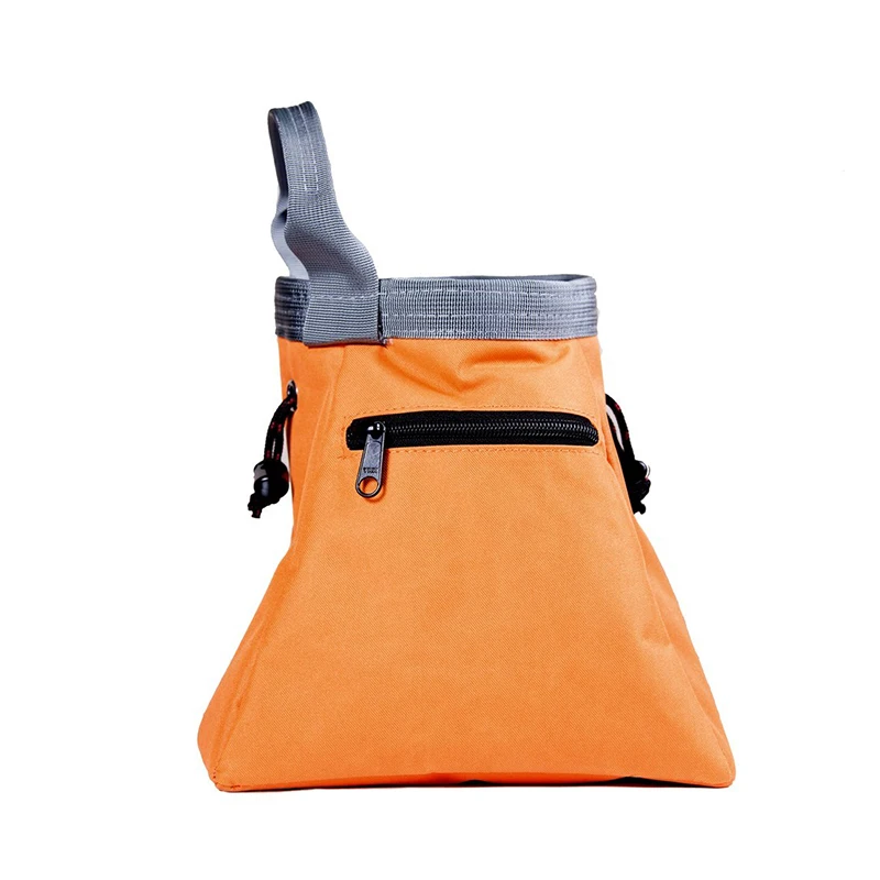 Large Chalk Bag Rock Climbing Bouldering Bucket Stand Bag for Lifting with Belt