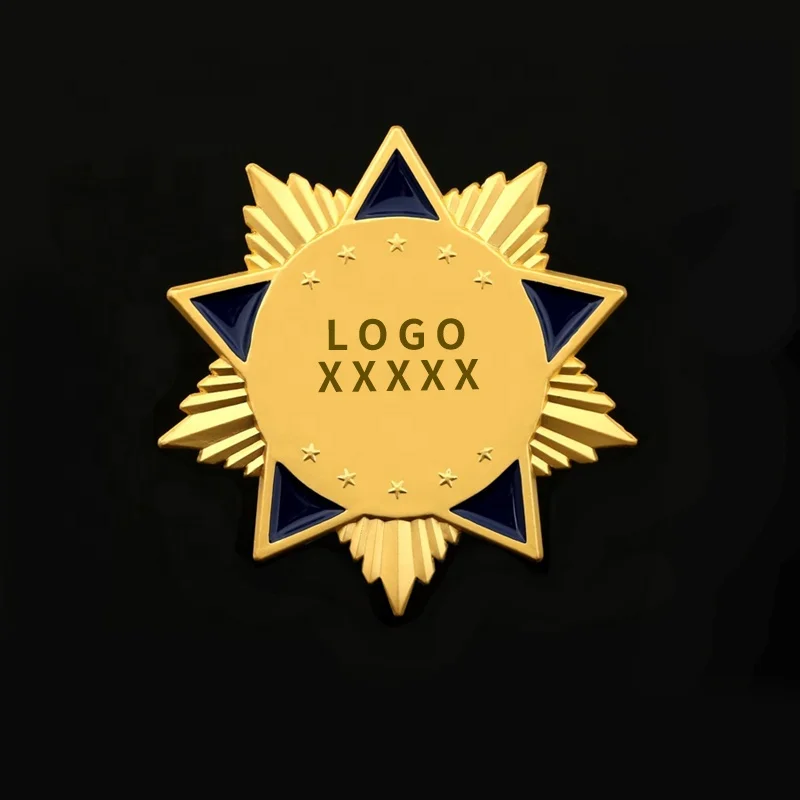 Customized blank Metal Souvenir of Charity Foundation Church School Gift  Pins