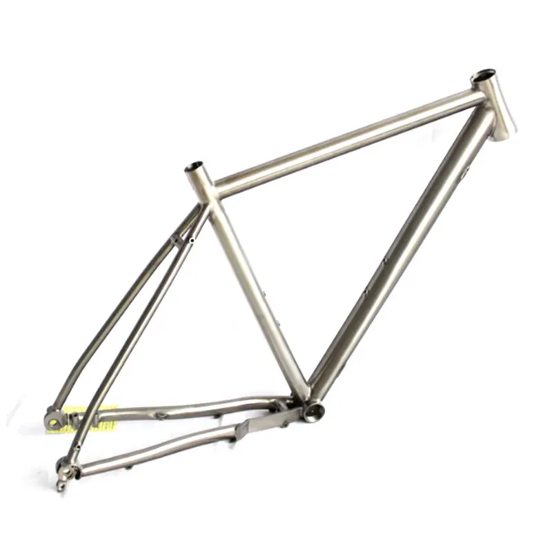 T47 Bottom Bracket Thru Axle Titanium Gravel Road Bike Frame Full Internal Cable with Flat Mount Disc Brake