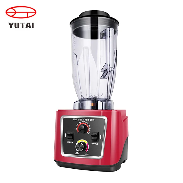 sound proof blenders smoothie commercial heavy duty electrical kitchen appliances low noise blender with cover for hotel and bar