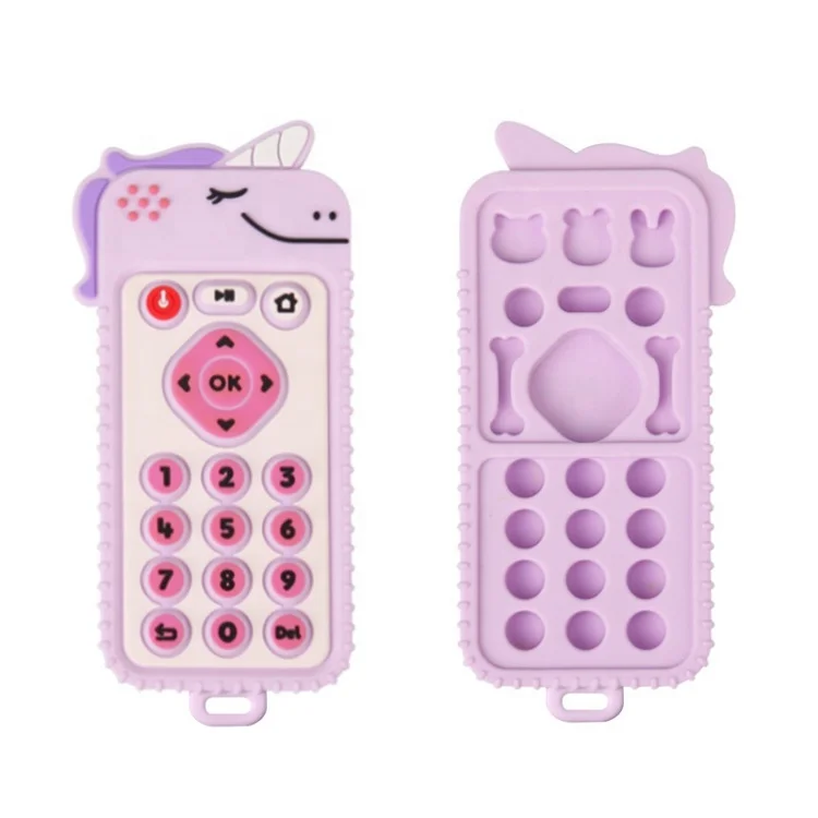 Wholesale TV Remote Control Shape Baby Teether Baby Remote Control Teether