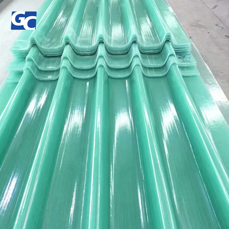 GRECHO Corrugated Acrylic Transparent Fiberglass Roofing Sheet Frp Roof Sheet