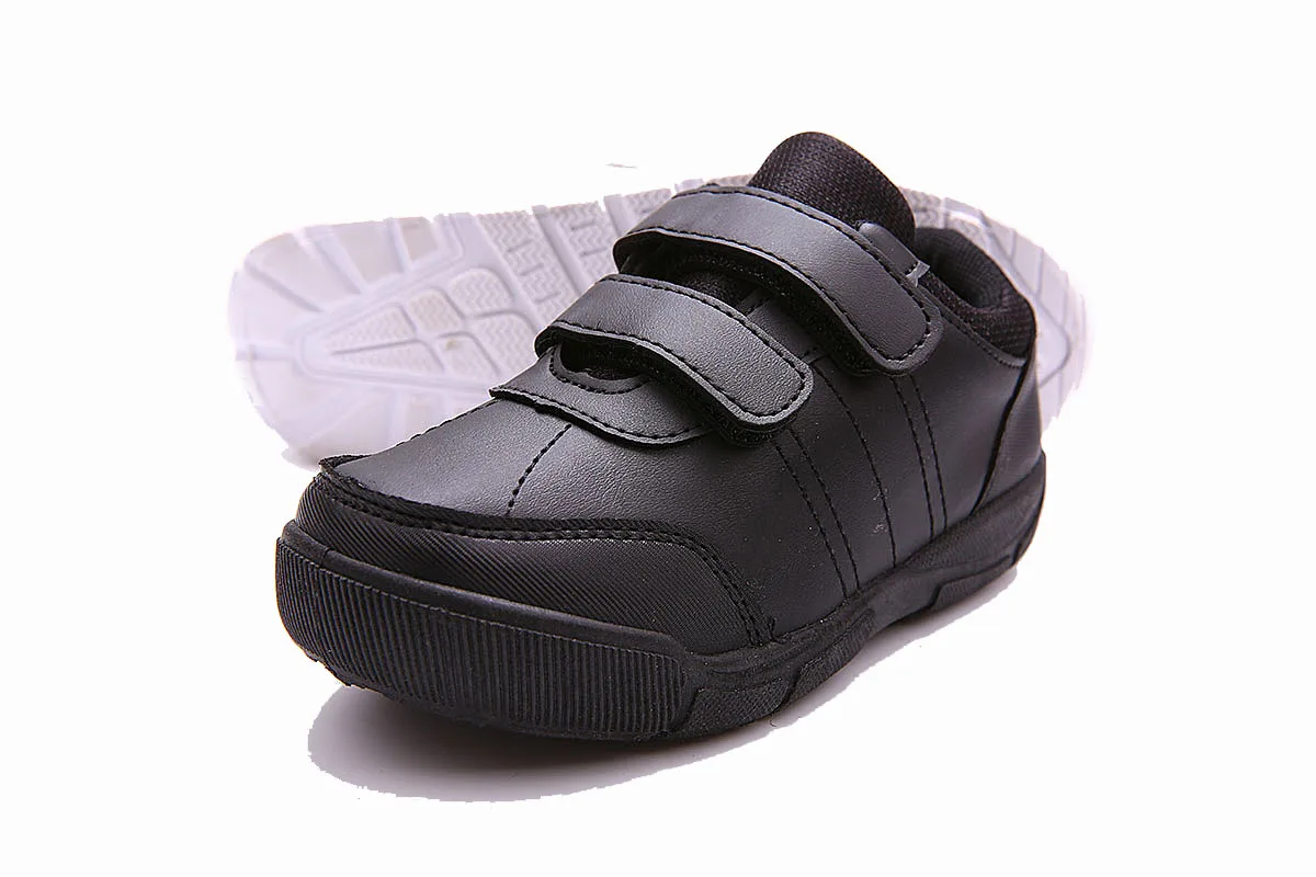 
USD3-5 CHEAP wholesale factory kids boy black white customized designer casual cheap boy sneakers school shoes for children 