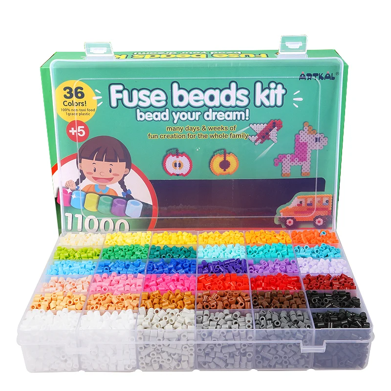 New Style Kids Creative Handmade Craft Toy Gift Fuse Beads Garden Series Perler Beads Toy Kit 5mm Hama Beads Diy Toy