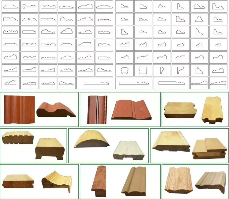 ZICAR Solid Wood Floor Making Spindle Moulder Machine 4 Sided Timber Wood Planer Four Side Planner Machine