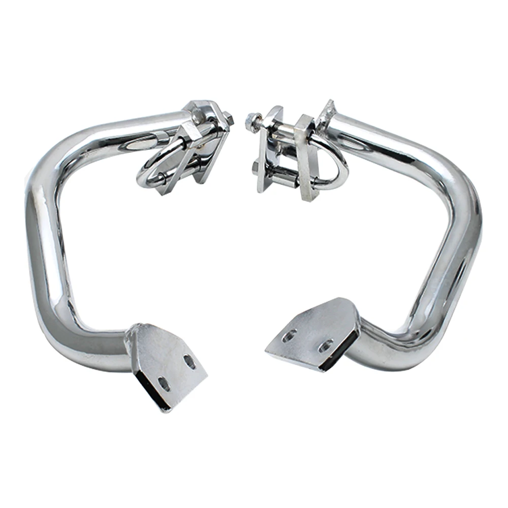RACEPRO Motorcycle L & R Chrome Highway Engine Guard Crash Protector Bar For Yamaha XJR 1200 1300