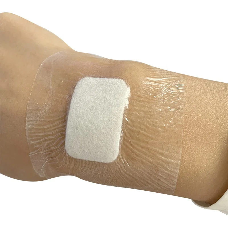 7x6cm Waterproof PU Iv Dressing Surgical dressing pad absorbent wound dressing Sterile medical