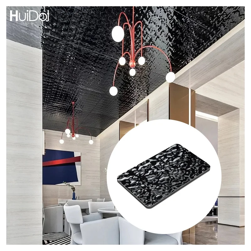 Bamboo Wood Fiberboard Wallboard 3d Fiber Integrated Hot Stamping Printing Customize Modern Wood Plastic Composite CN;SIC Huidol