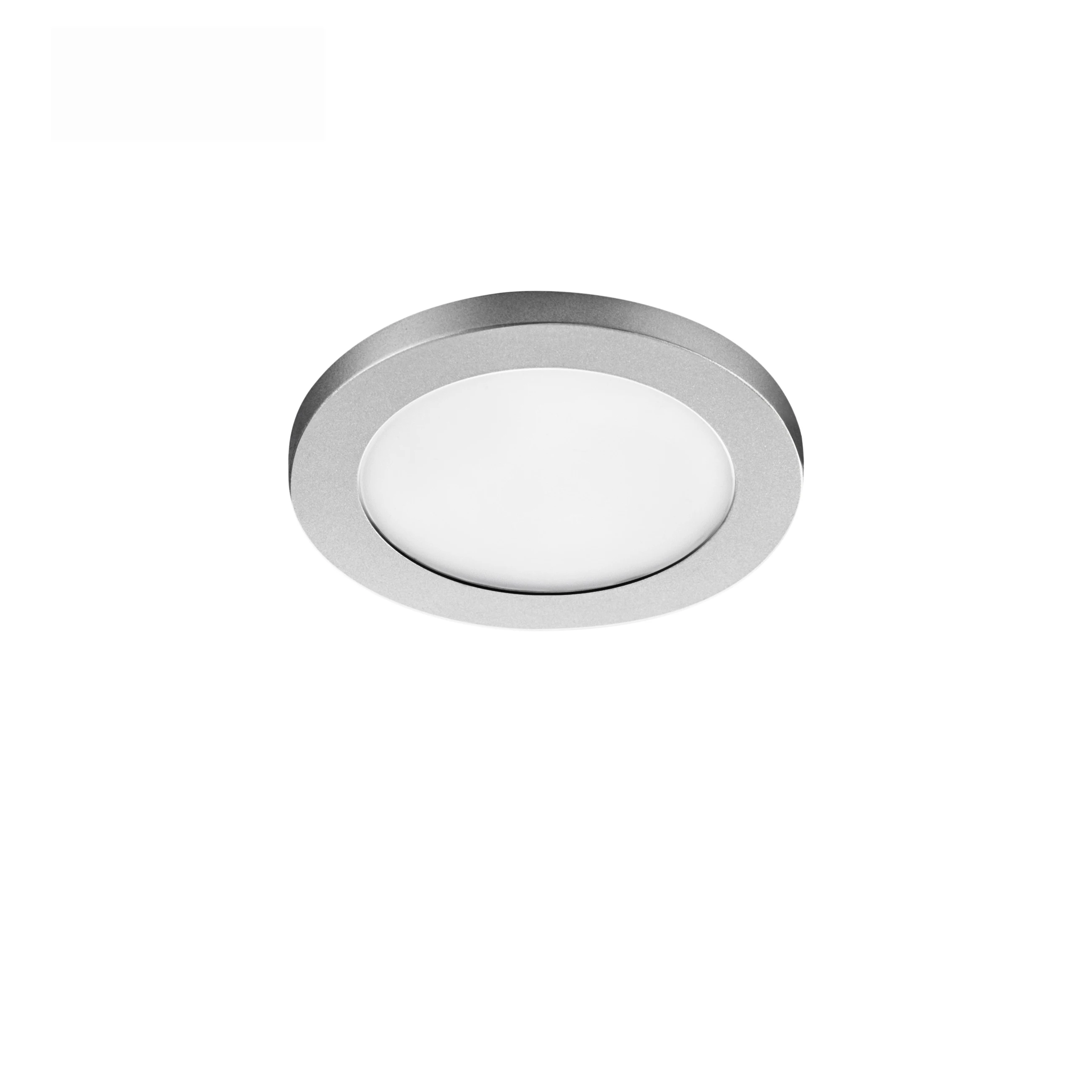 3w Round Panel Light Recessed Led Downlight Dimmable PC Silver Aluminum White 90 Modern 80 Photocell Sensor Gua Light Ceil 30000