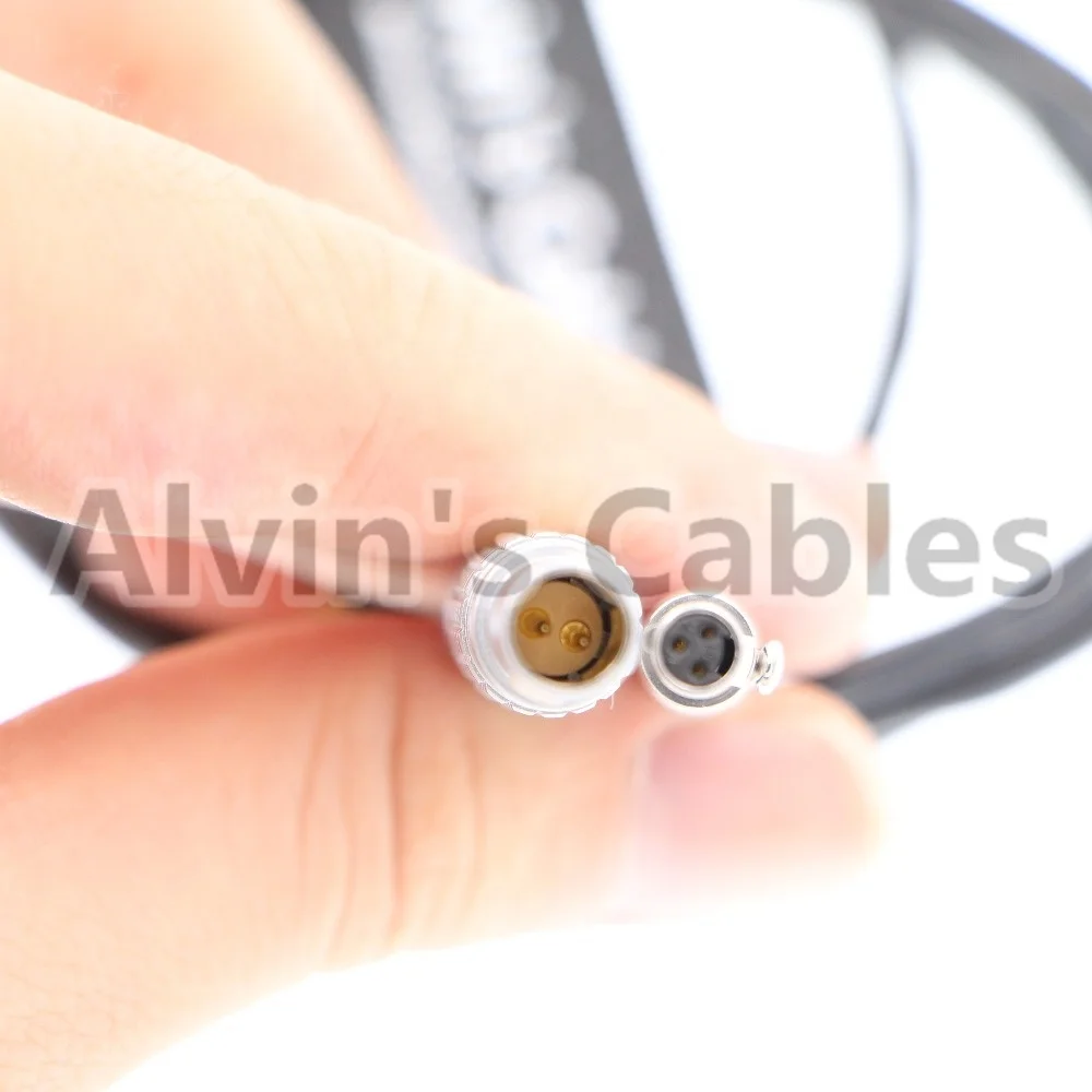 NSC3F 3 pin female to 0B 2 pin male Power Arri Cable for Odyssey7 7q Monitor