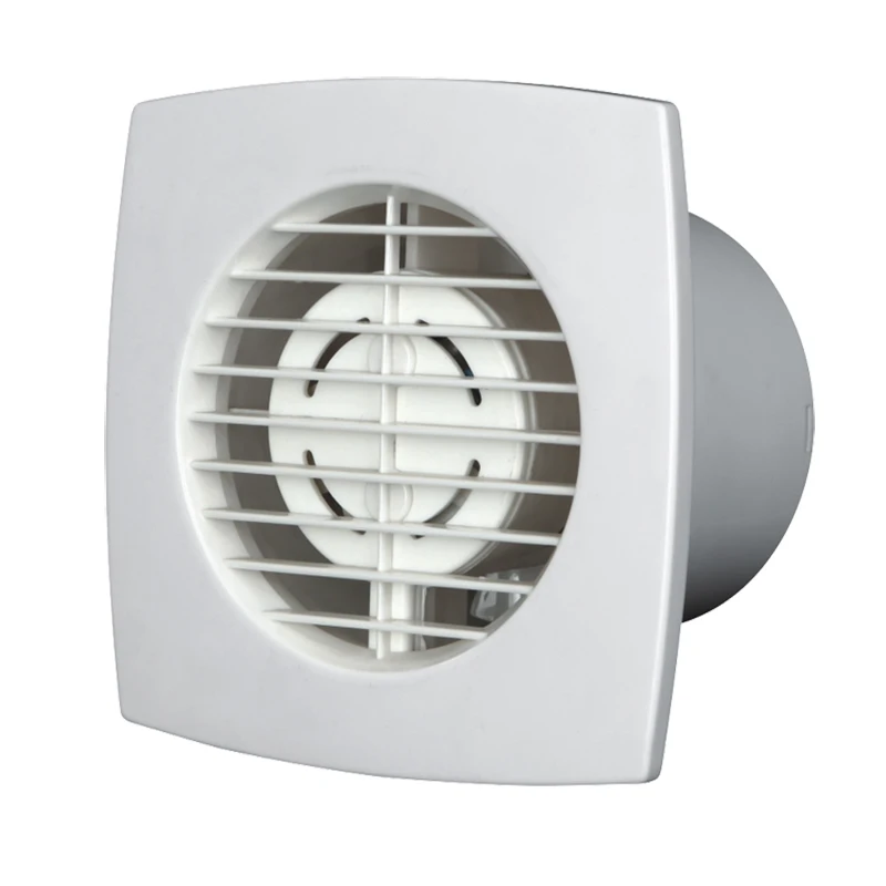 4 Inch 100mm Bathroom Ultra Quiet Ventilation Fan with LED Light Plastic Wall Mounted Exhaust Fan