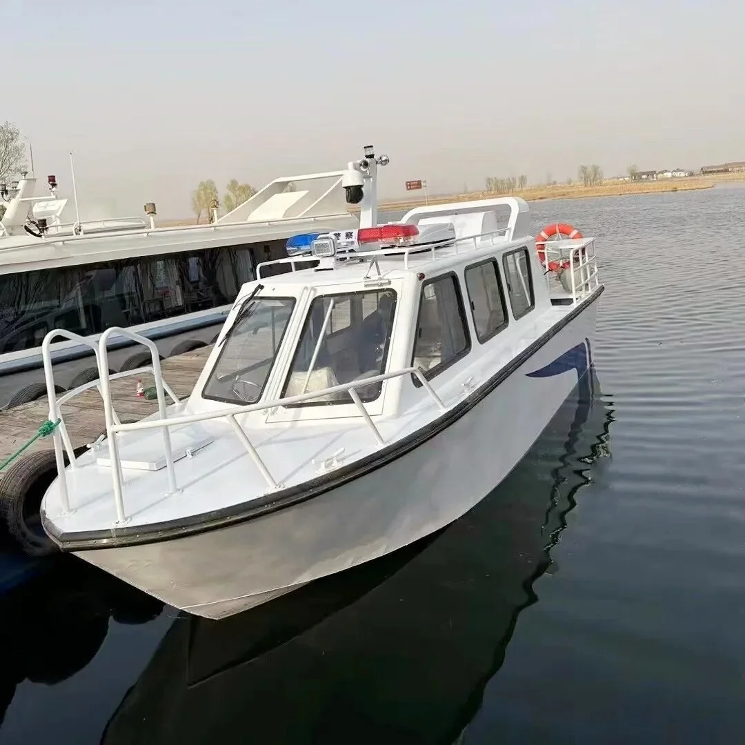 Alloy Passenger Boat Ferry Boat Water Taxi Aluminum Boat With Gasoline Outboard
