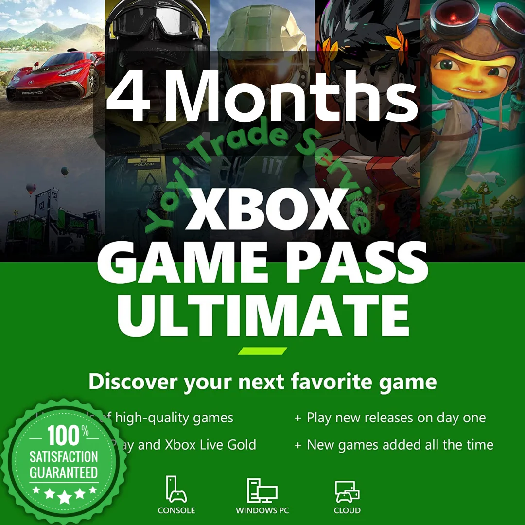XBox Game Pass Ultimate 4 Months PC Game Pass Ultimate 4 months (Upgrade Your Own Account)
