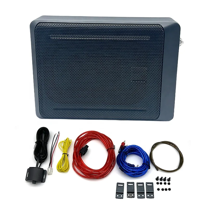 Aluminium Alloy Good Sound 6X9 Inch Active Under Seat Vehicle Subwoofer High Power 12V Thin Car Subwoofer