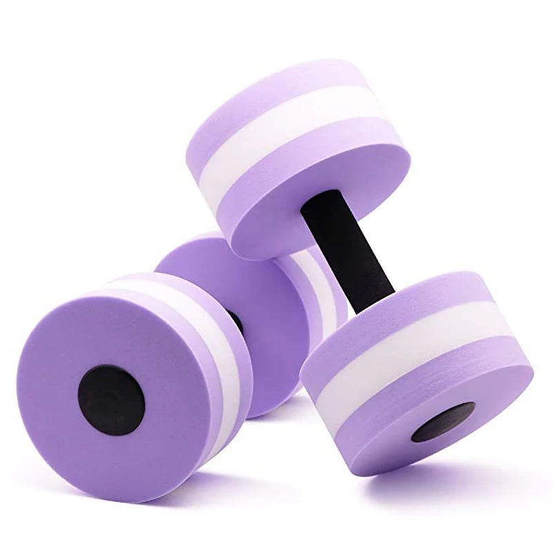 Foam Water Floating Dumbbell Pool Aqua Dumbbells Aquatic Water Aerobics Exercise Fitness Dumbbells for Swimming Pool