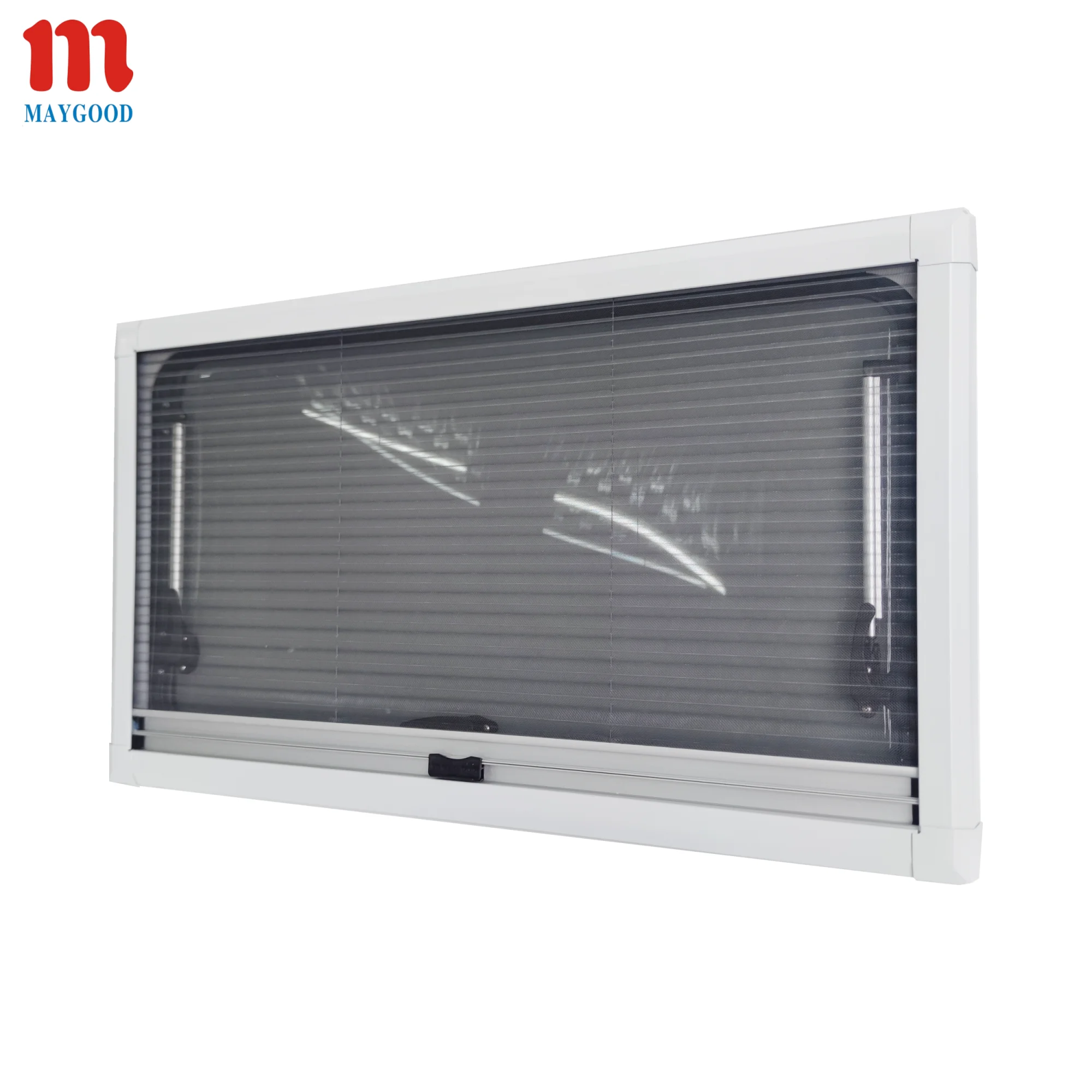 MAYGOOD 17rw acrylic glass rv hinged caravan truck camper round corner window1200x500mm