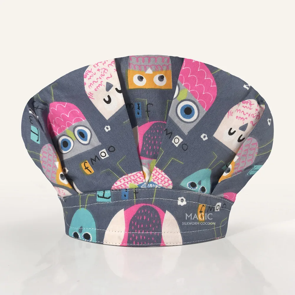New Cotton Operating Room Hat Printing Medical Surgical Hat Sweat-absorbent Pet Hospital Doctor Work Hat Spa Nursing Scrubs Cap