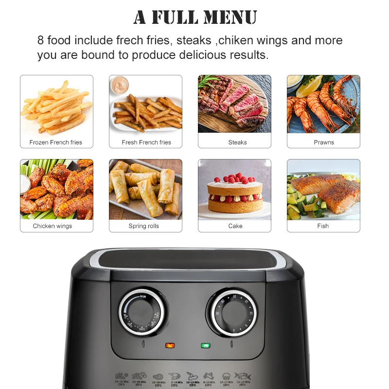 Shiren Pressure Cooker Steamer&Air Fryer w/new Technology Pressure&Crisping Lid 3.2L OR 3.5L 1400W digital deep air large fryer