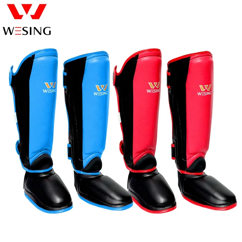 Wesing 2023 Пользовательский логотип тхэквондо кикбоксинг неопрен Eva пена MMA Сублимация Муай Тай голени