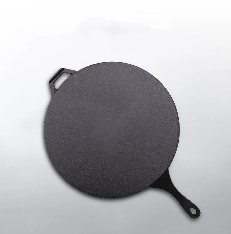 Cookware Set Enlarged Pizza Pan Sizzling Plate Beef Steak Pan Cast Iron Europe Sustainable Round Baking Dish Tray Non-stick