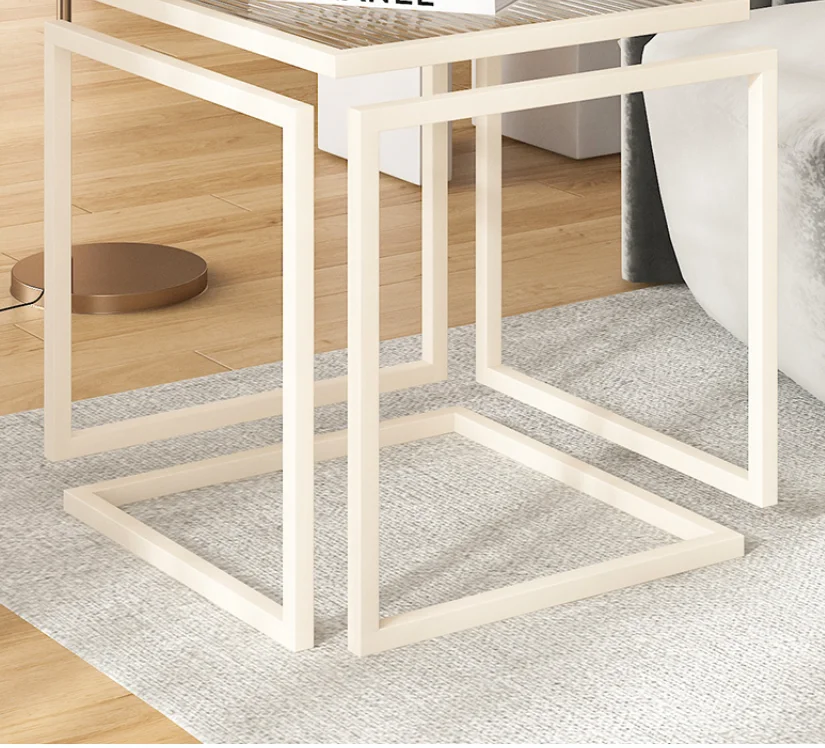 Bedside Cabinet Table Bedroom Solid Wood Legs Nordic Bedside Nightstand Side Table