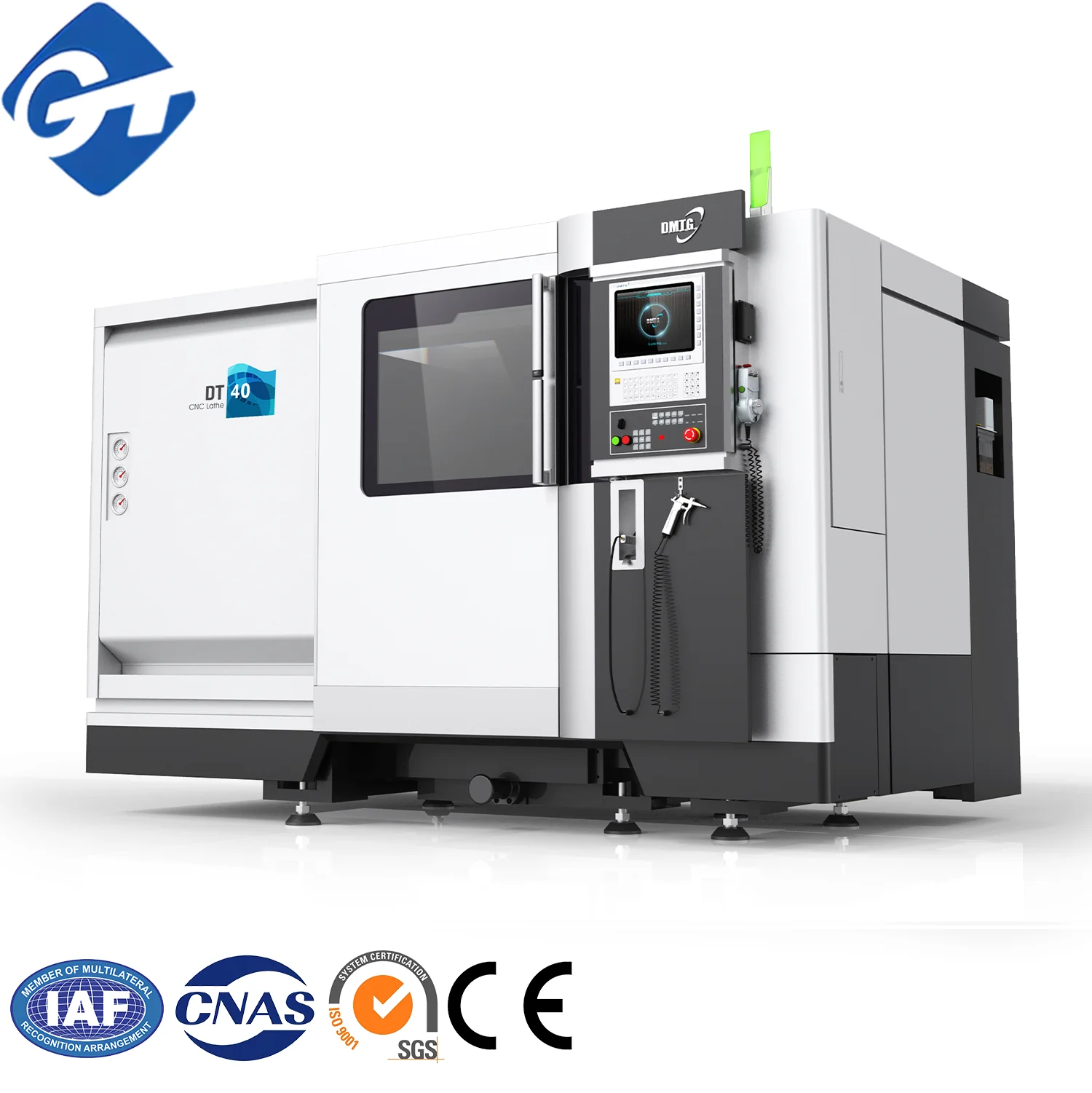 GT DT40 DMTG Cnc машина швейцарского типа Cnc токарный станок Y Axis с управлением Fanuc для Пакистана