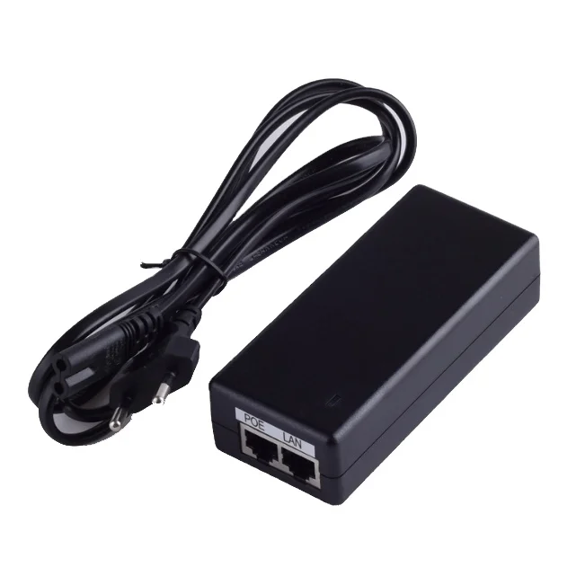 Мы занимаемся OEM 24 вольт 1amp Пассивный Power Over Ethernet адаптер Poe инжектор 24v 1a 24W питания Ethernet Poe