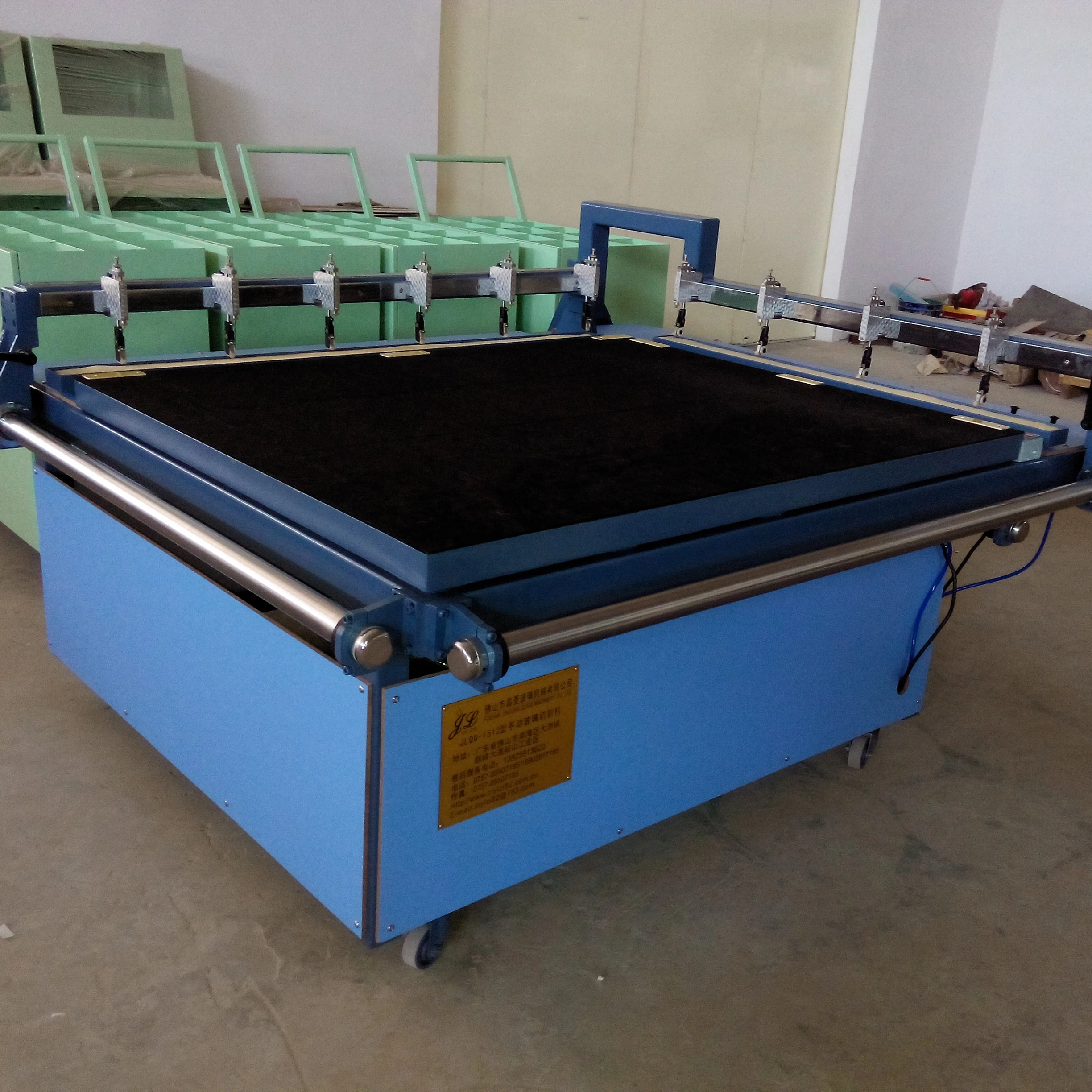 Manual multi knife glass cutting machine