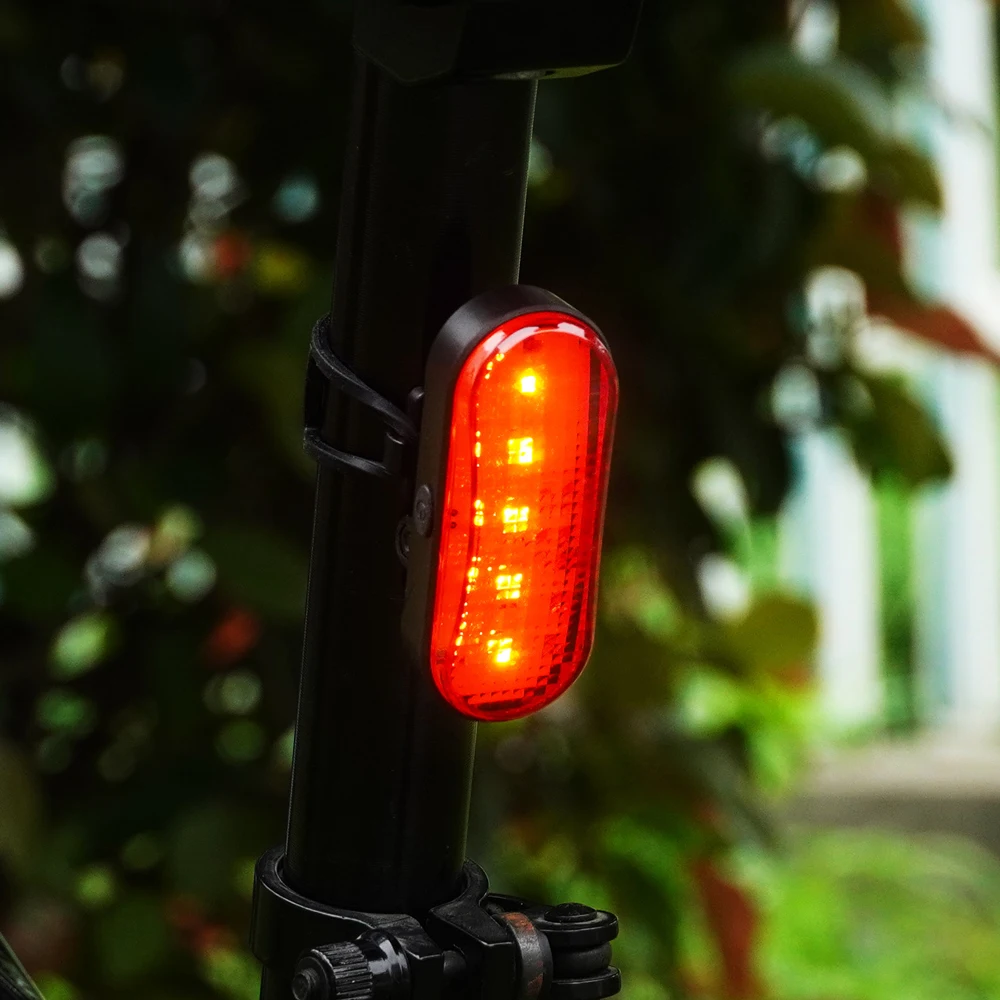 Outdoor Waterproof Safety Cycling Taillights Bright Bike Light With Brake Sensor Function