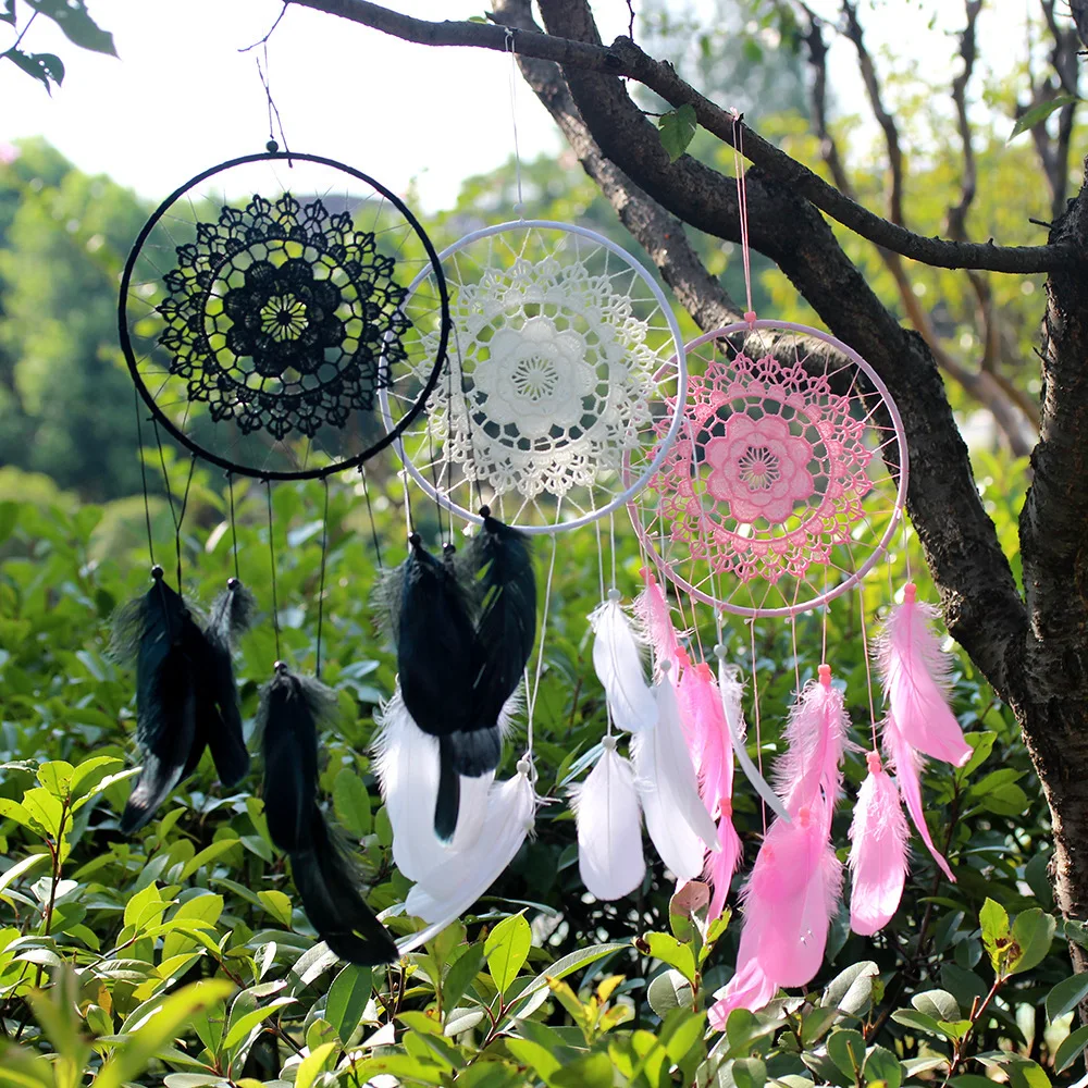 large dream catcher big kids room decoration girl nordic decoration home nordic style kids decoration wind chimes dreamcather