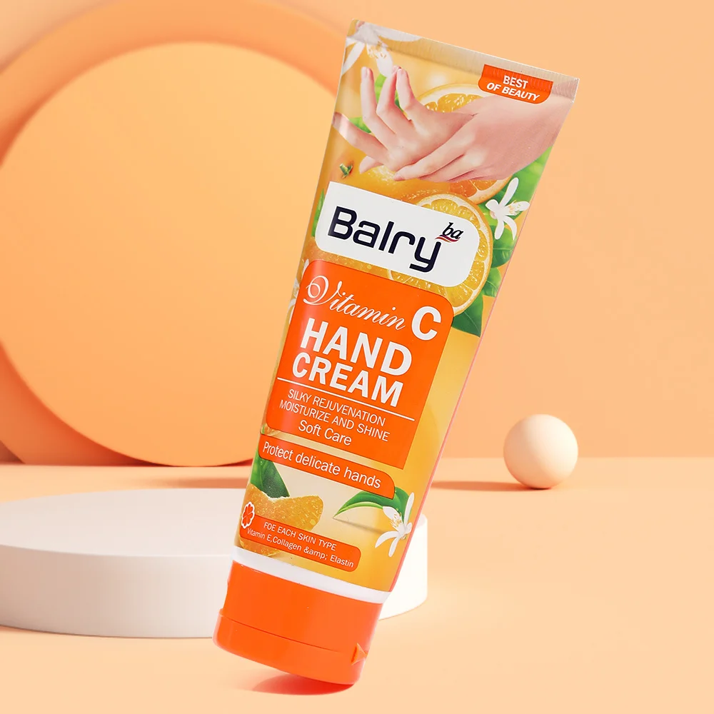 Balry Ready Store Hot Sell Private Label Nourishing Anti-Aging Hydrating Natural Care Hand Cream with Vitamin C OEM ODM Factory