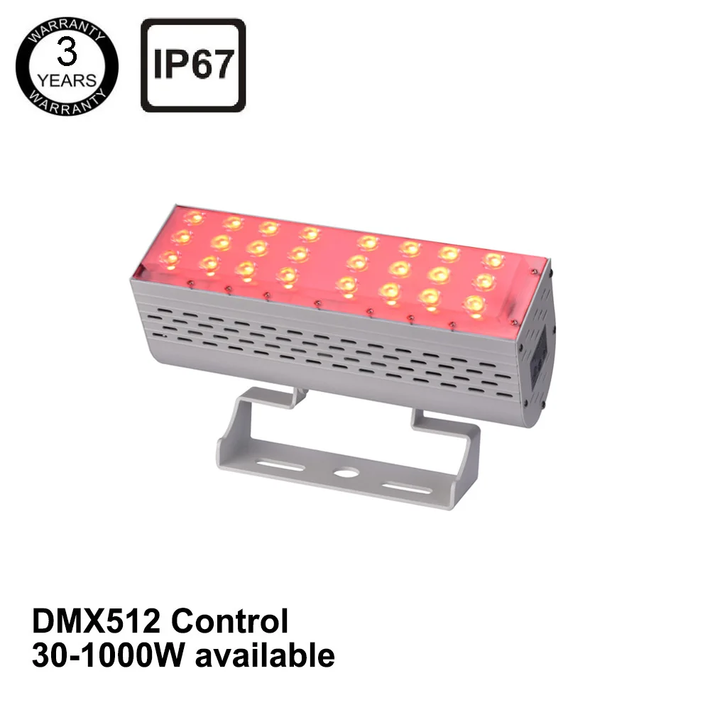 Multi Color Programmable Outdoor Decorative Projector 50W RGB Led Floodlights For Party