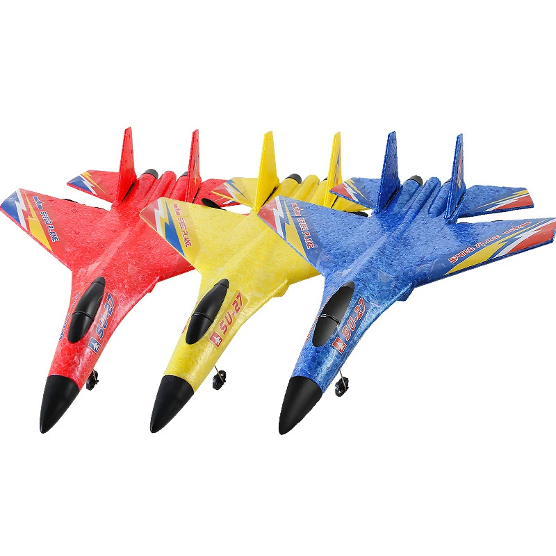 Su 35 27 yellow ride on car 2.4g drone epp foam rc aircraft plane jet model unbreakable cool rc airplane for fighter rc plane