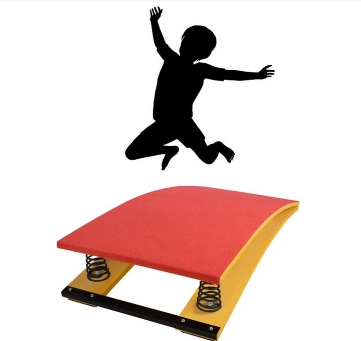 Kids Trampoline Gymnastic Springboard Athletic Training Equipment Physical Fitness Training Equipment Long Jump Field Gymnastics