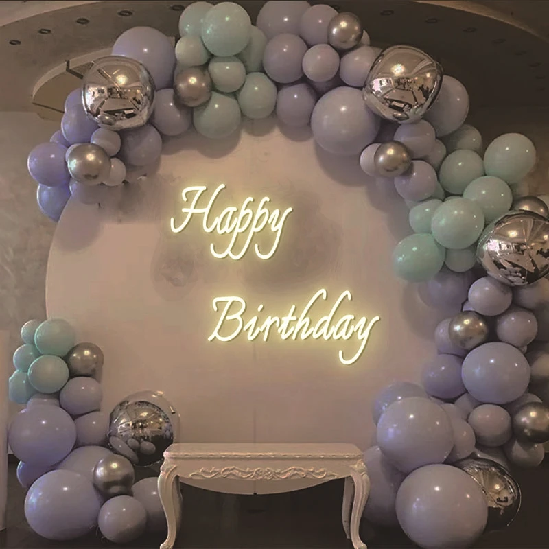 Acrylic custom flexible LED light electronic sign LED letters neon home bar event sign