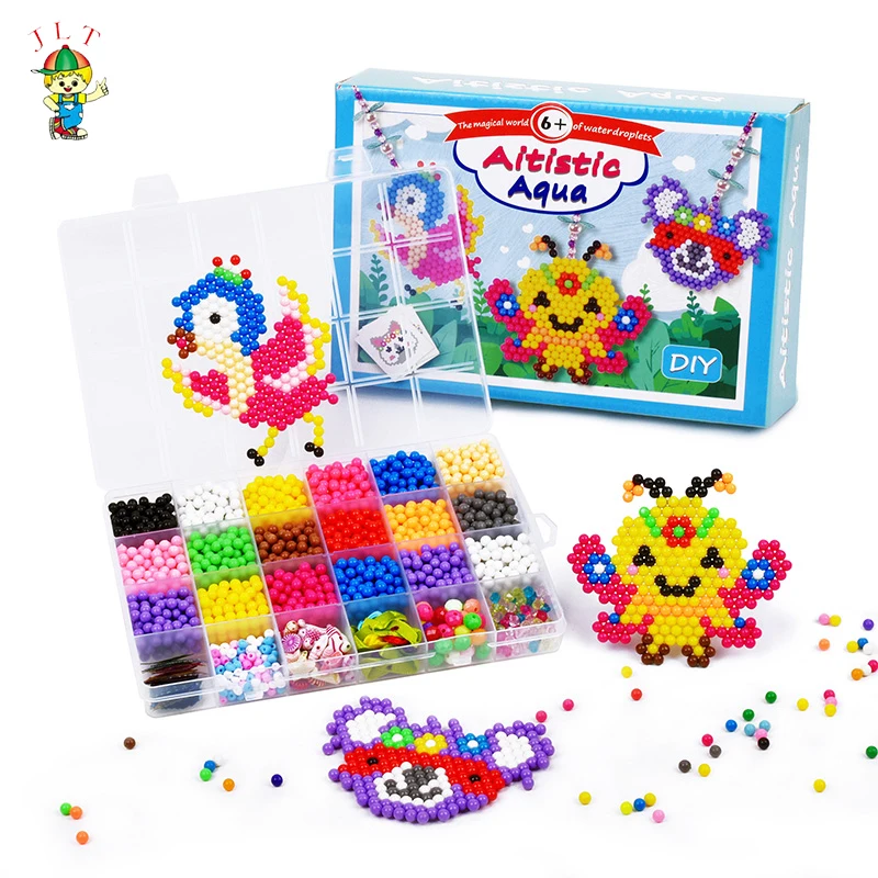 Good Quality Crafts Children Educational Toys Hama Fuse Beads Kids Creative Diy Plastic Diy Magic Beads