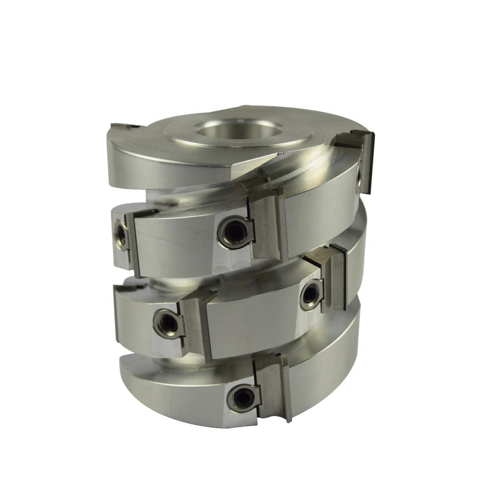 Planer Replacement Helical Cutter Head Wood Shaper Moulder Spindle Spiral Cutter