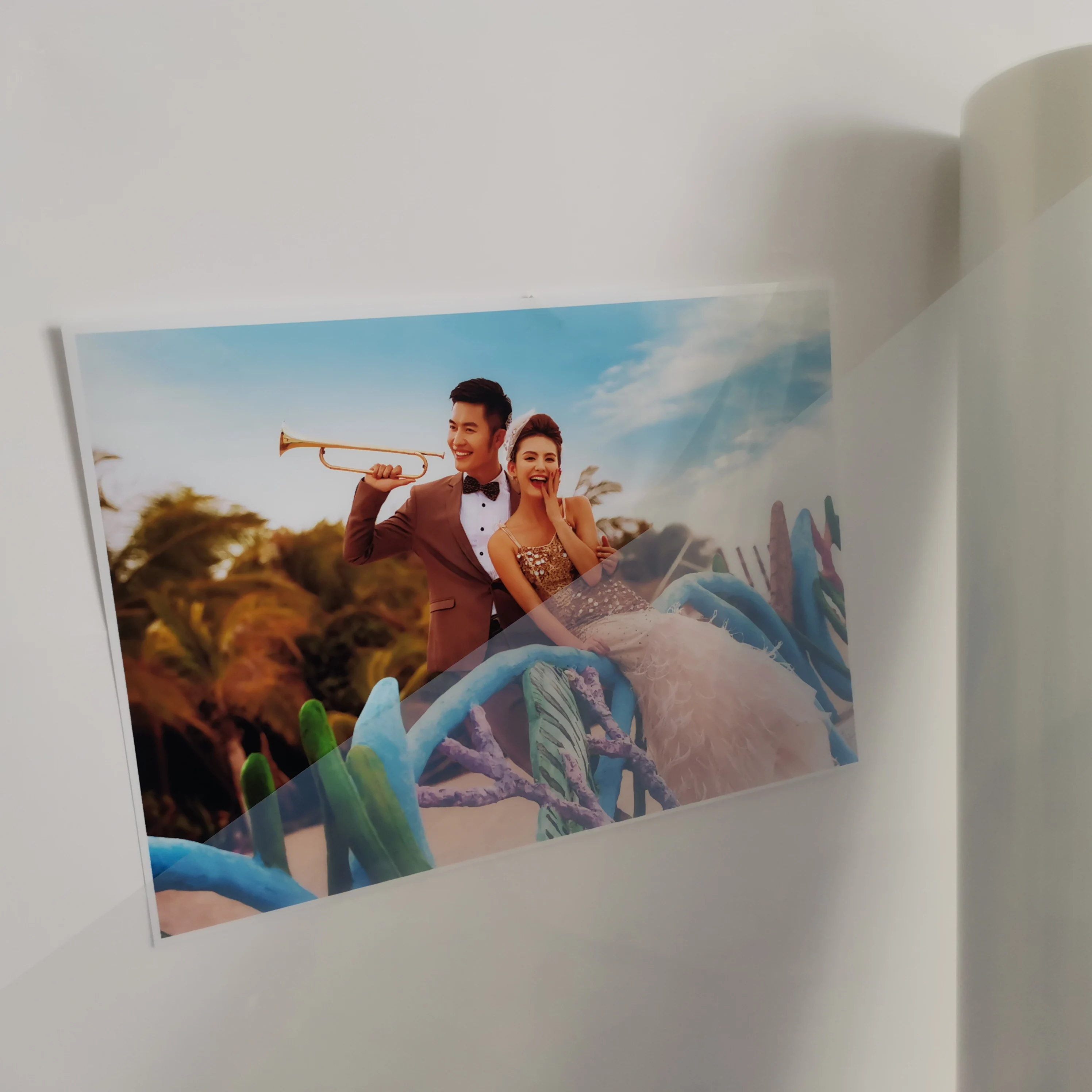Белый цвет Двусторонняя RC фотобумага цифровой печати ПЭТ-пленка для фотографического альбом