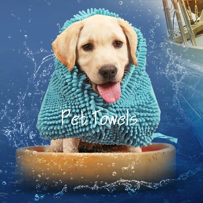 Quick Dry Bathing Drying Dog Towel For Dog
