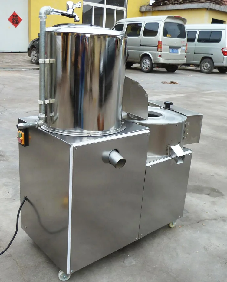 
automatic potato washing peeling slicing machine production line for potato chips 