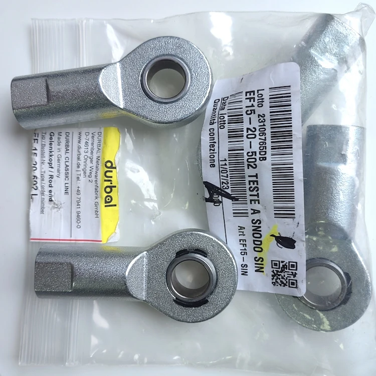 Durbal ef-15-20-502L joint head Inner diameter: 15 Threads: 14x2 mm Direction of thread: left Description: din 648 series E