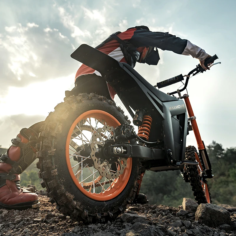 MAXMOV CE Certified High Speed 55km/h Adult E Motorbike Hydraulic Brake Cheap Powerful Electric EV Dirt Bike Electric Motorcycle