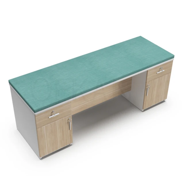 Hospital Medical Furniture Patient Examination Bed Clinic Table Couch Multi Functional Examination Bed with Cushion