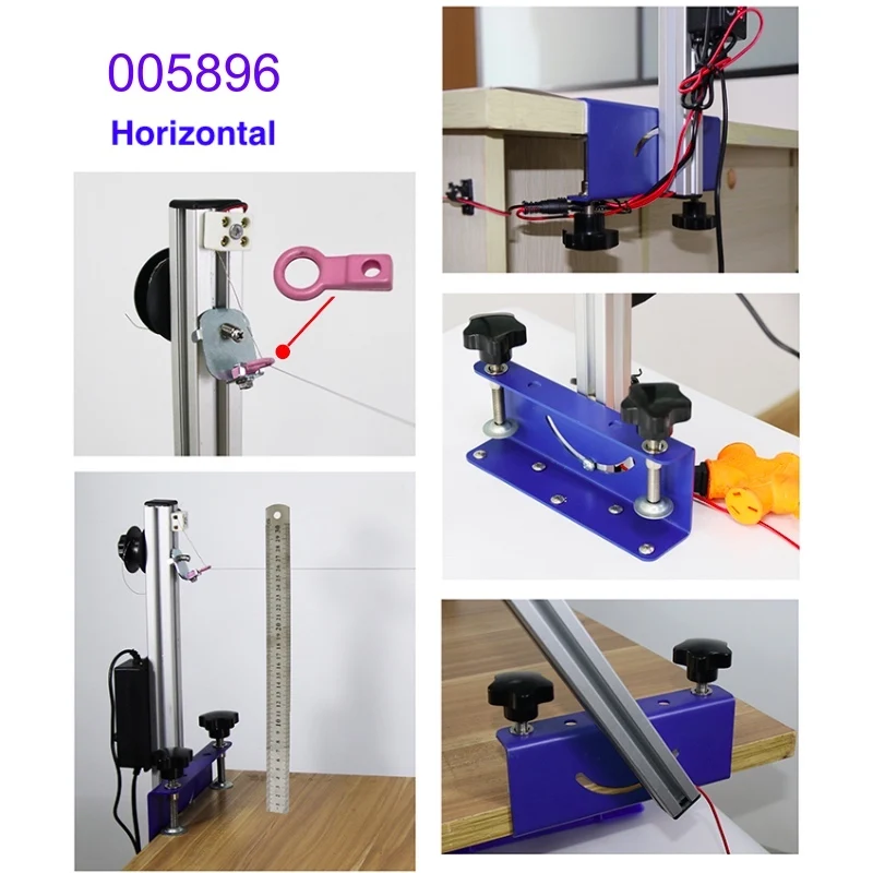 horizontal  vertical  hot wire foam cutter desktop  foam cutter Table edge and table top fixed hot wire foam cutting machine