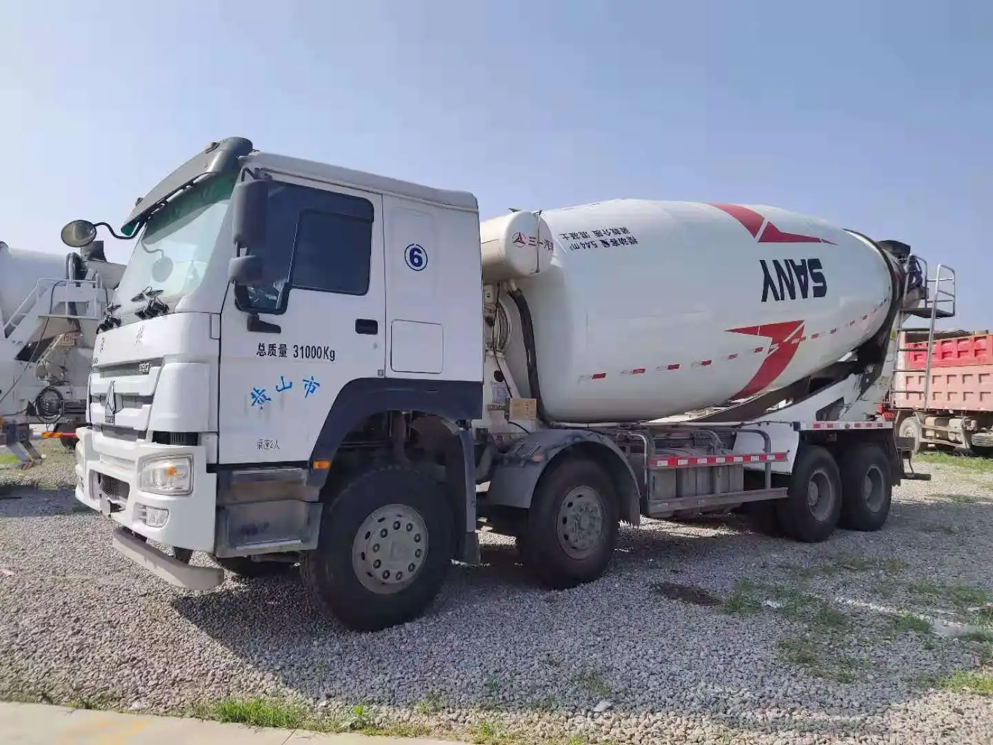 
Original original second-hand HOWO concrete mixer truck, China National Heavy Duty Truck 