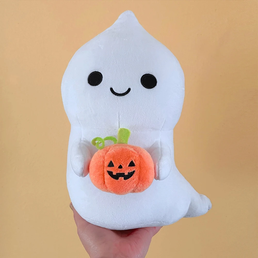 Lovely Peluches Custom Halloween Accessories Stuffed Toys Pumpkin Ghost Plush Halloween Home Decor